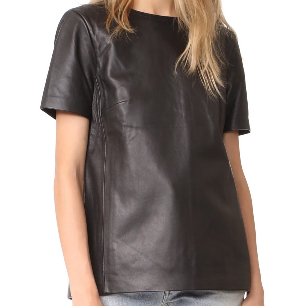 Mackage Tatiana Leather Top
